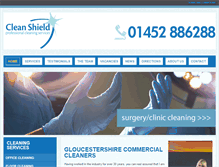 Tablet Screenshot of clean-shield.co.uk